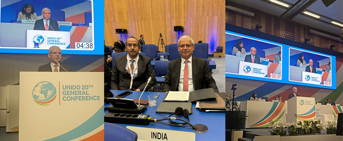 Ambassador leads Indian delegation at 20th GC of UNIDO